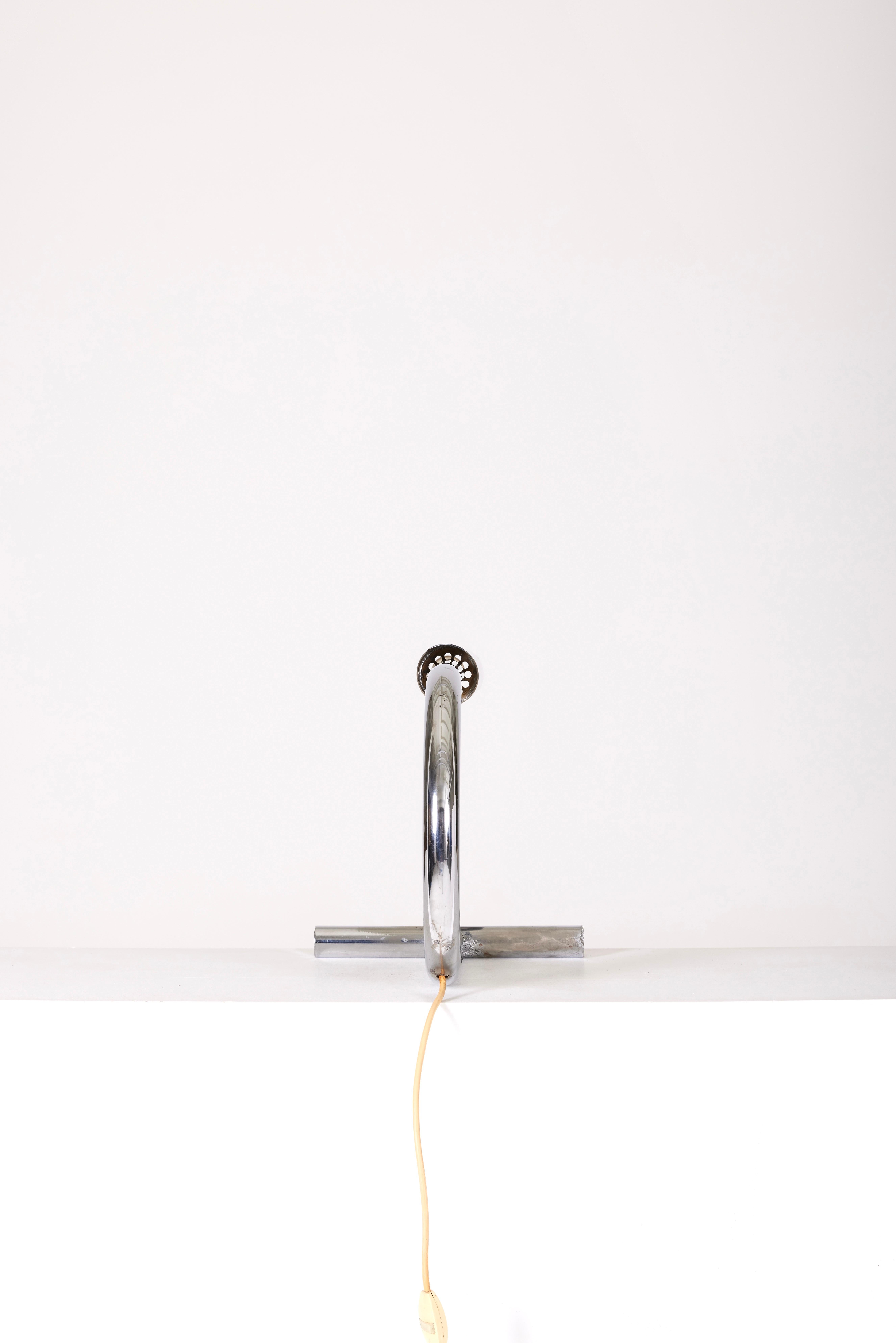 Aluminum lamp by Etienne Fermigier For Sale 5