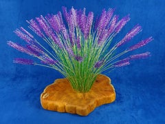 Centre de table en aluminium « Lavander », entièrement fabriqué à la main en Italie, 2022, contemporain
