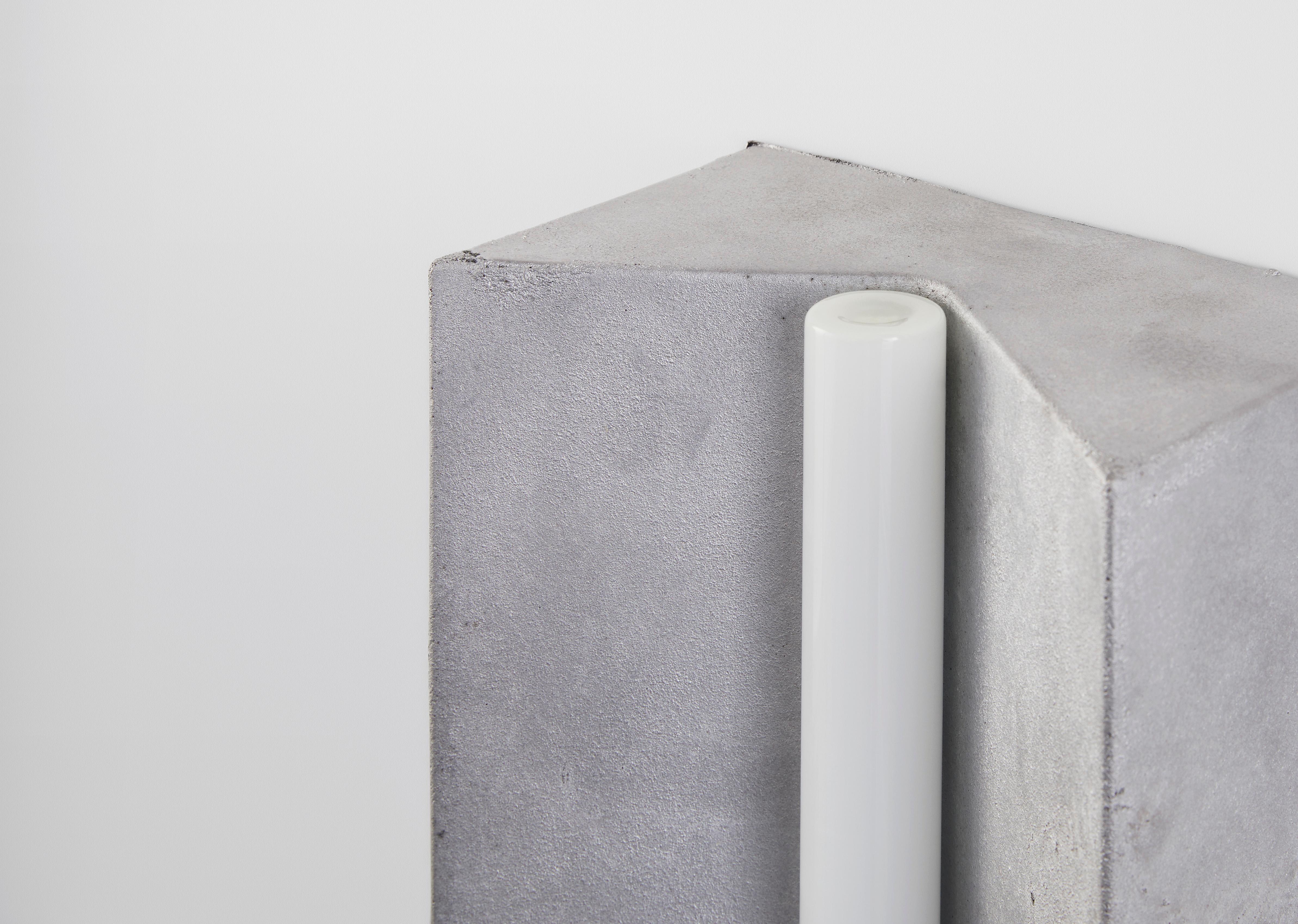 Contemporary Aluminum Longton by Volker Haug