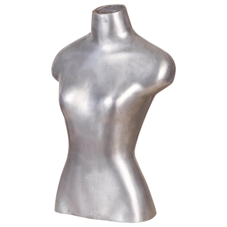 Aluminum Mannequin Torso Sculpture For Sale at 1stDibs