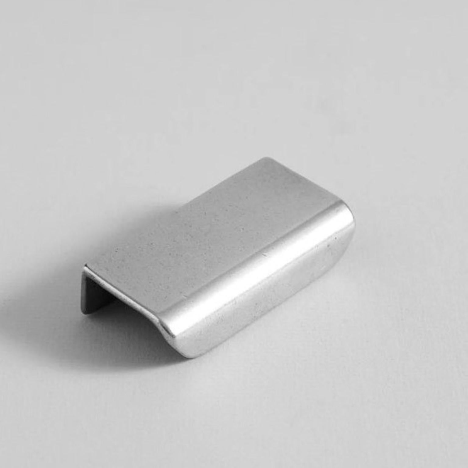 Australian Set of 2 Aluminum Mini Cove Handles by Henry Wilson For Sale