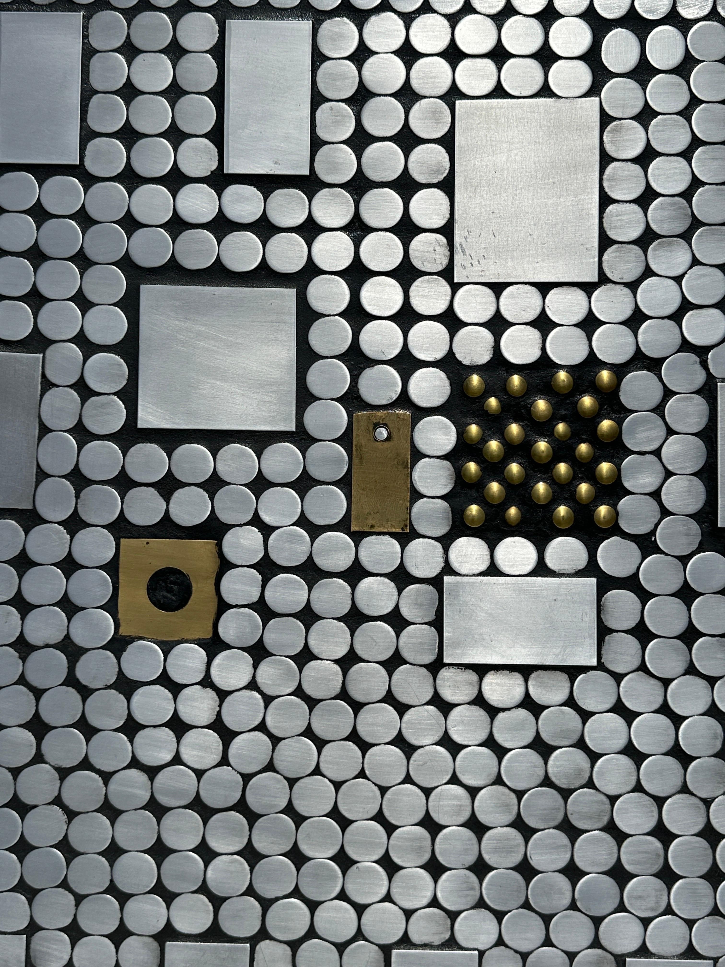 Aluminum Mosaic Coffee Table by Raf Verjans 9