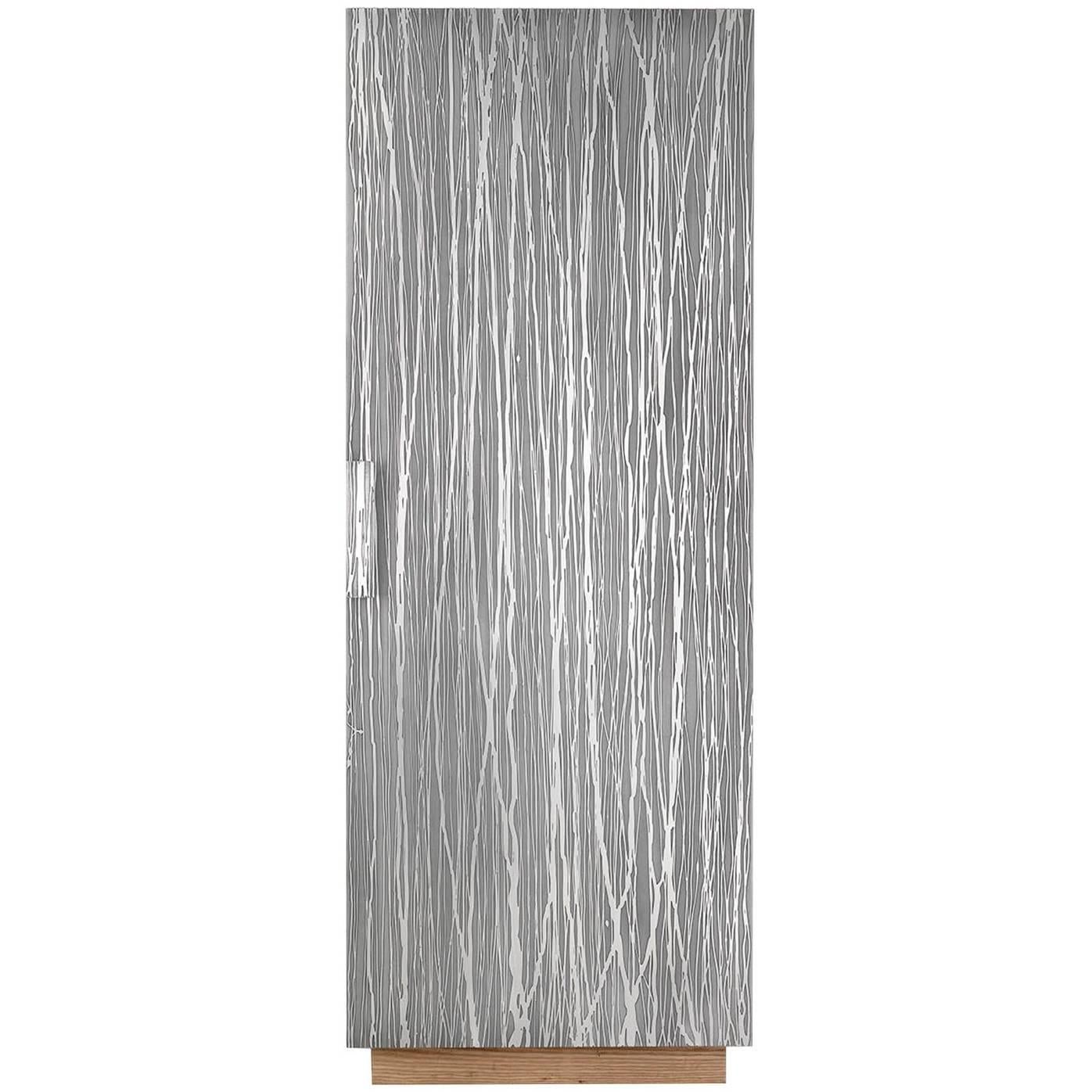 Aluminium One-Door Tall Cabinet