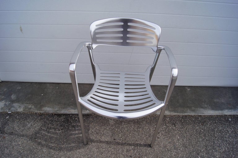 Aluminium Outdoor Toledo Chair by Pensi for Knoll at 1stDibs