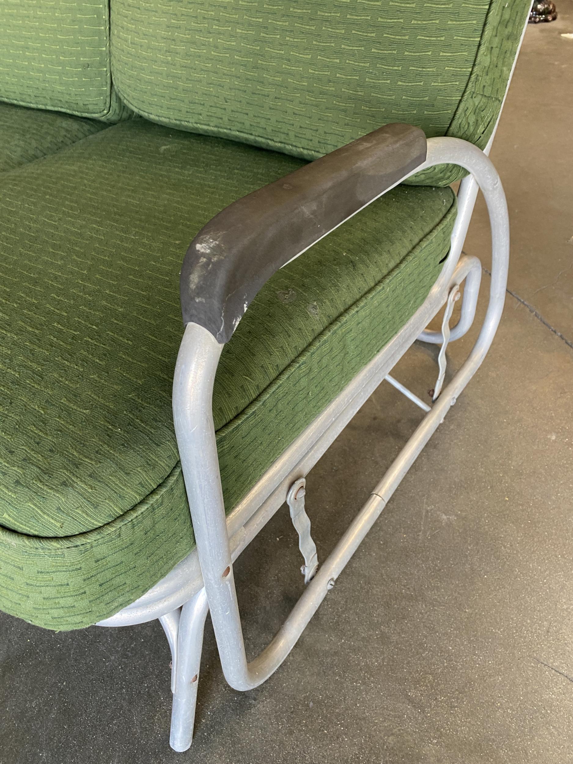 Aluminium-Sofa/Outdoor-Sessel und Loungesessel aus Aluminium mit Schaukelstuhl, Schaukeln, Patio, Set im Angebot 4