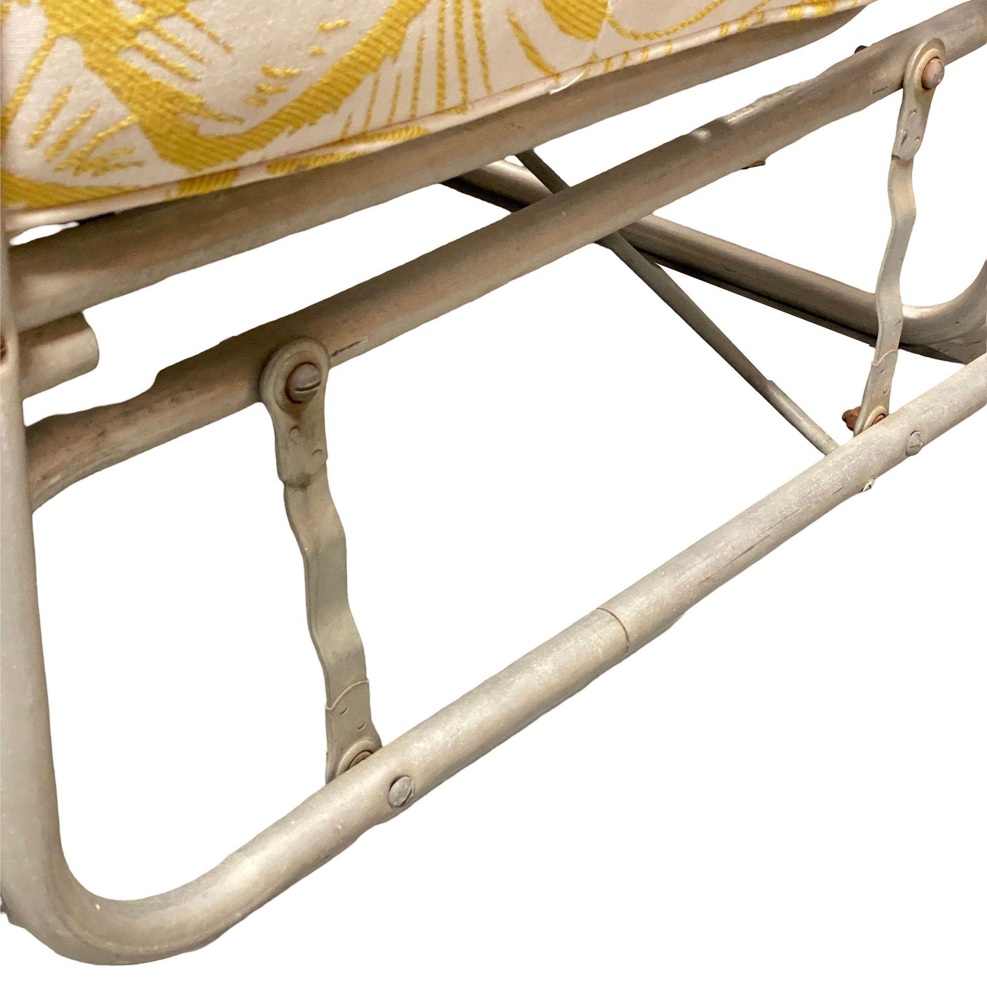 Settee à bascule basculante en aluminium pour patio/extérieur avec bras Speed en vente 3