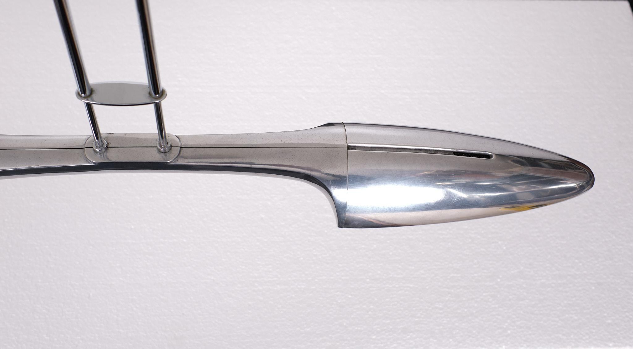 Modern  Aluminum Pendant Lamp by Jorge Pensi for B-Lux Spain, 1980 For Sale