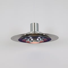 Pendelleuchte aus Aluminium von Fabricius & Kastholm für Nordisk Solar, 1960er Jahre, Dänemark