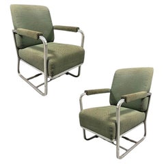 Aluminium Pullman Passagierzug Eisenbahn Lounge Stuhl von Emeco, Paar