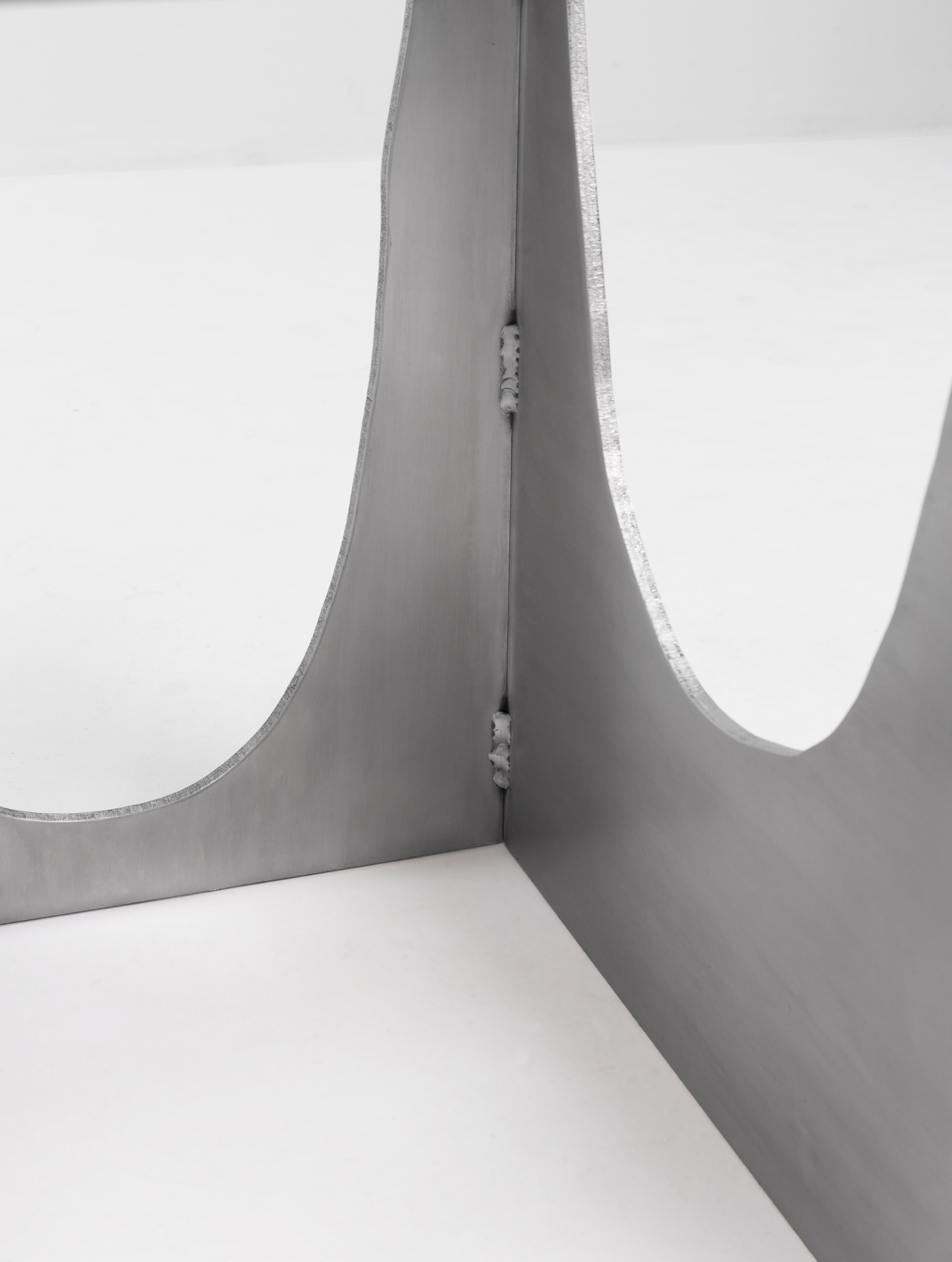 Aluminum Rational Jigsaw Chair by Studio Julien Manaira For Sale 4