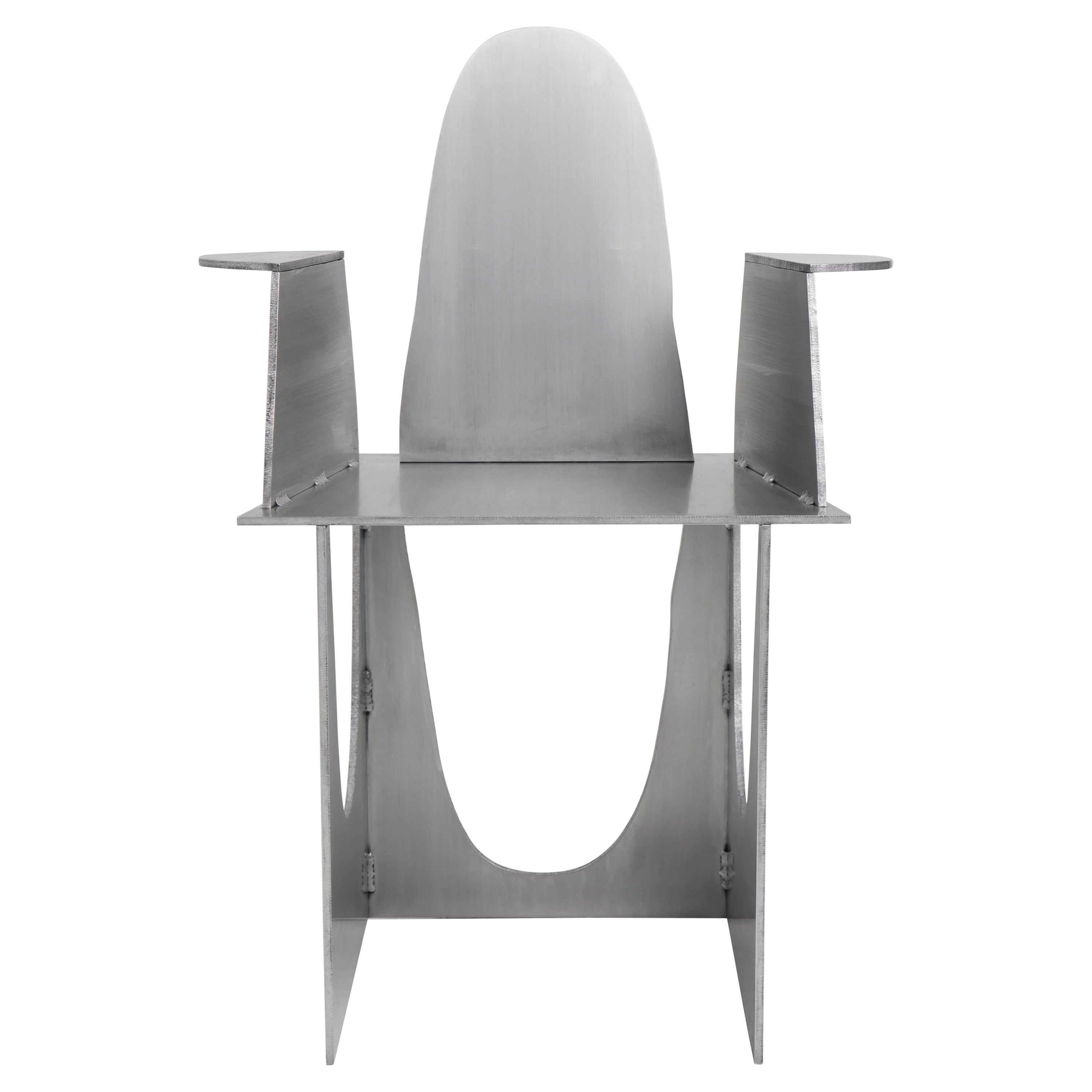 Aluminum Rational Jigsaw Chair by Studio Julien Manaira For Sale