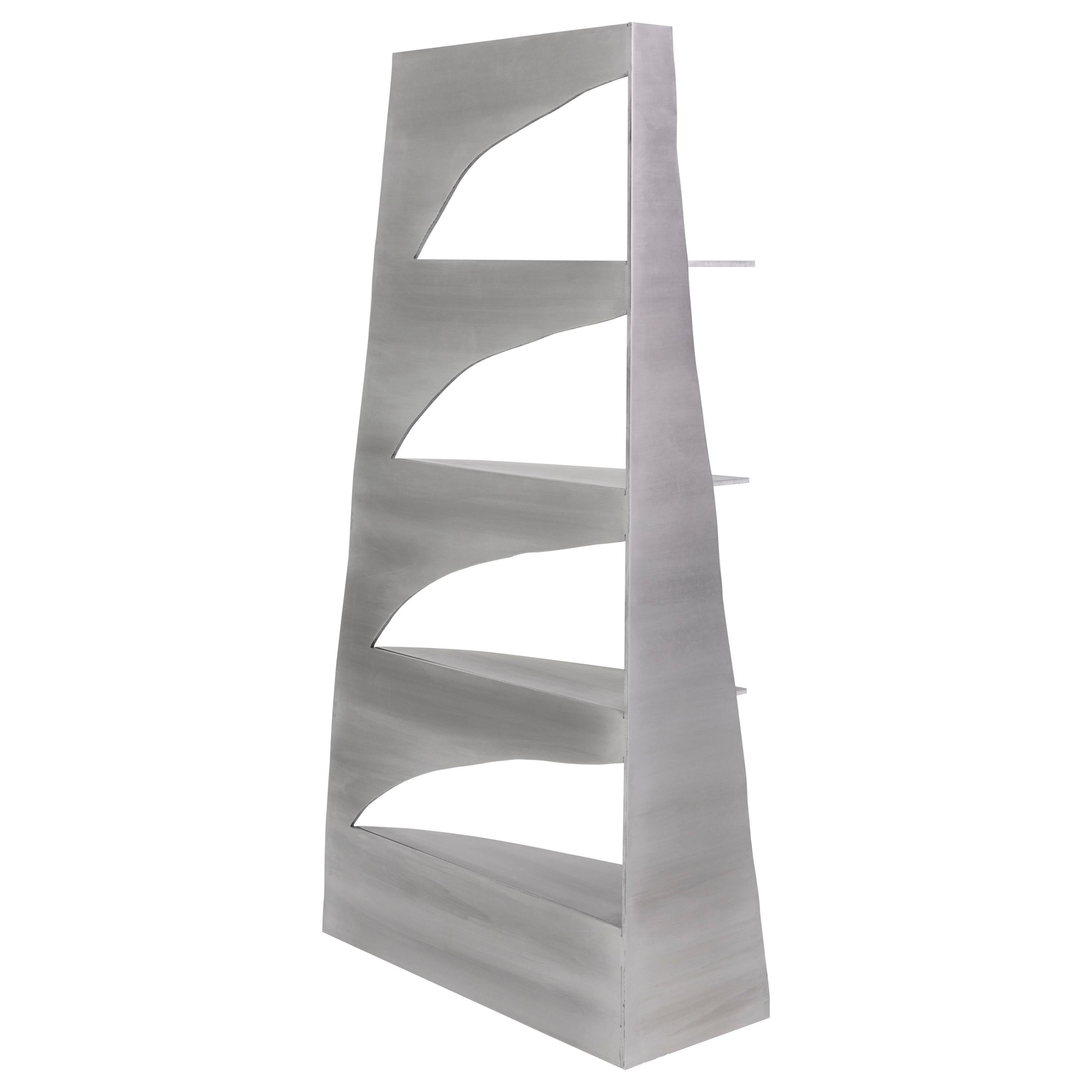 Aluminum Rational Jigsaw Shelf by Studio Julien Manaira For Sale