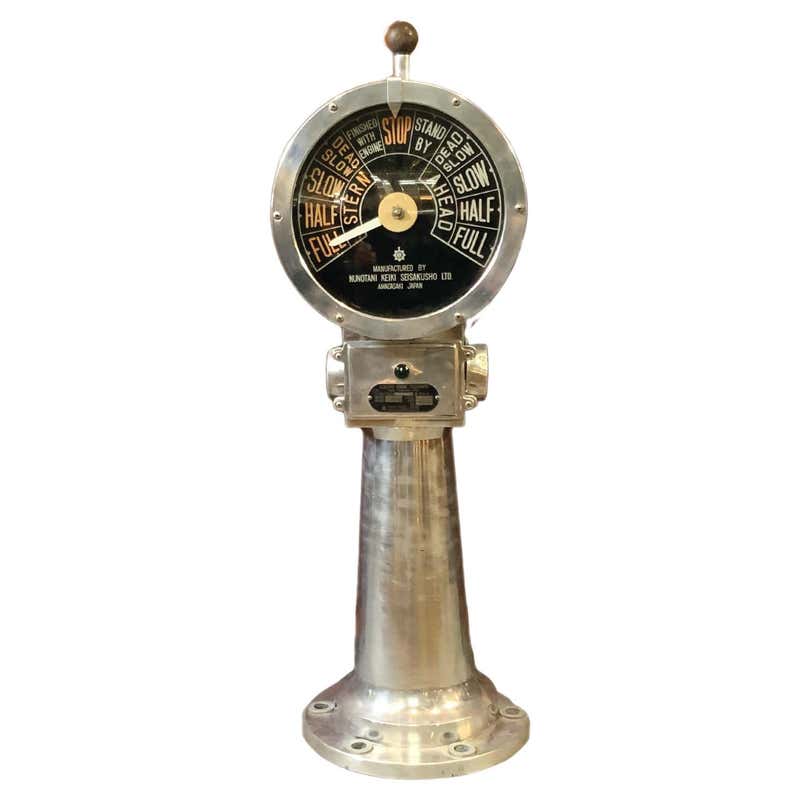 Aluminum Ships Engine Order Telegraph For Sale at 1stDibs