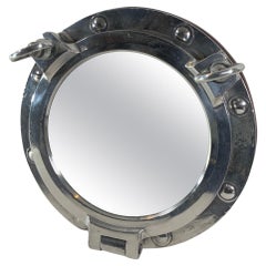 Miroir hublot de navire en aluminium