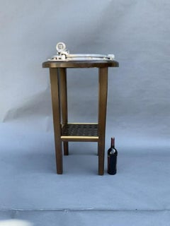 Aluminum Ship's Porthole Table