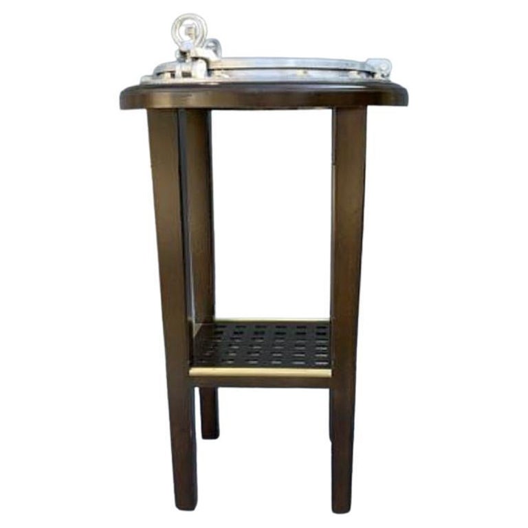 Aluminum Ship's Porthole Table