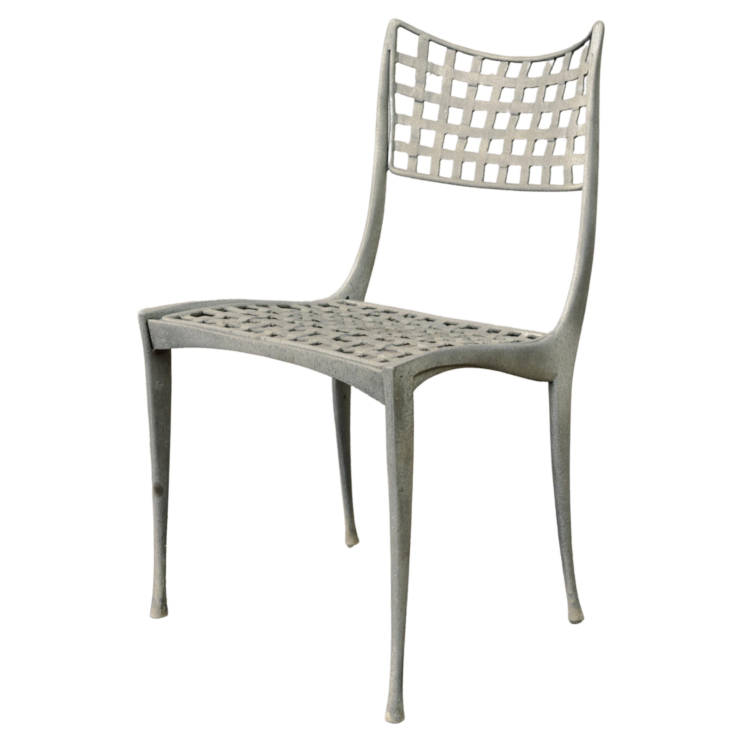 Aluminum "Sol y Luna" Armless Dining Chairs by Dan Johnson for Brown Jordan For Sale
