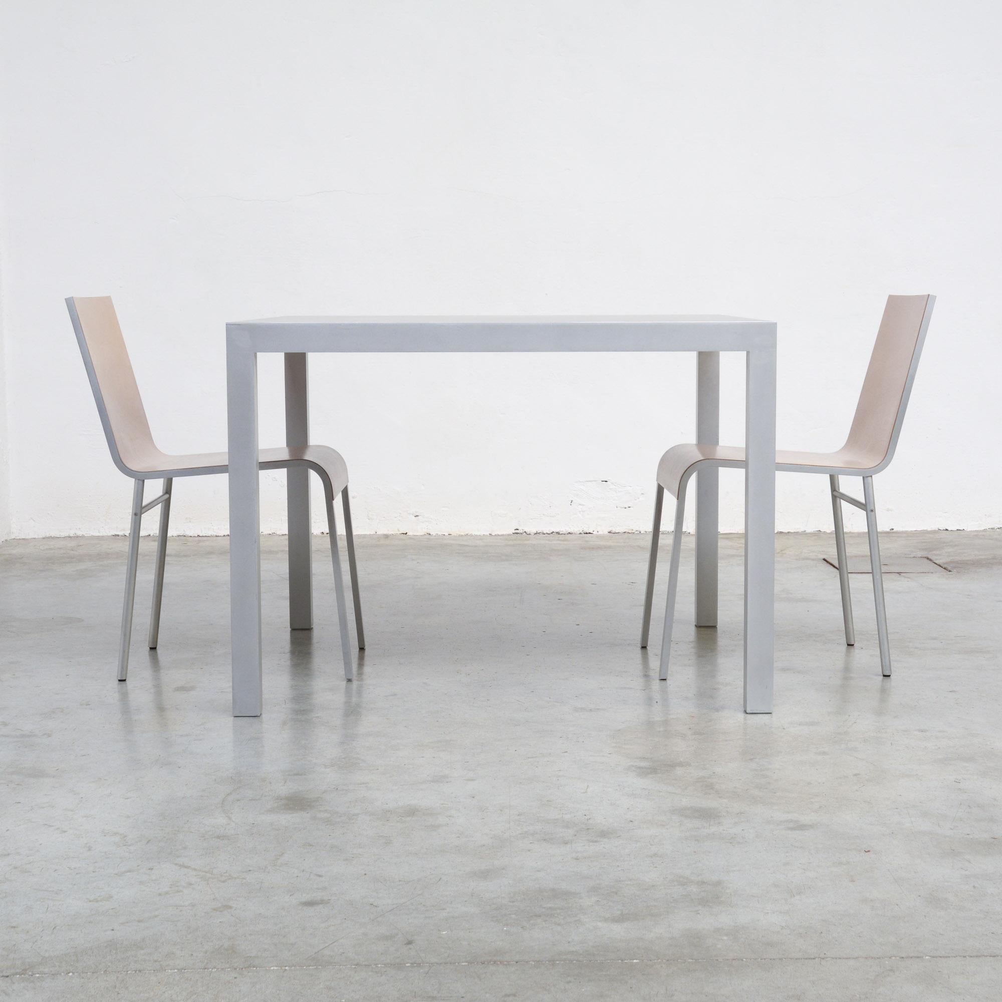 Aluminum Square Table T88A by Maarten Van Severen 3