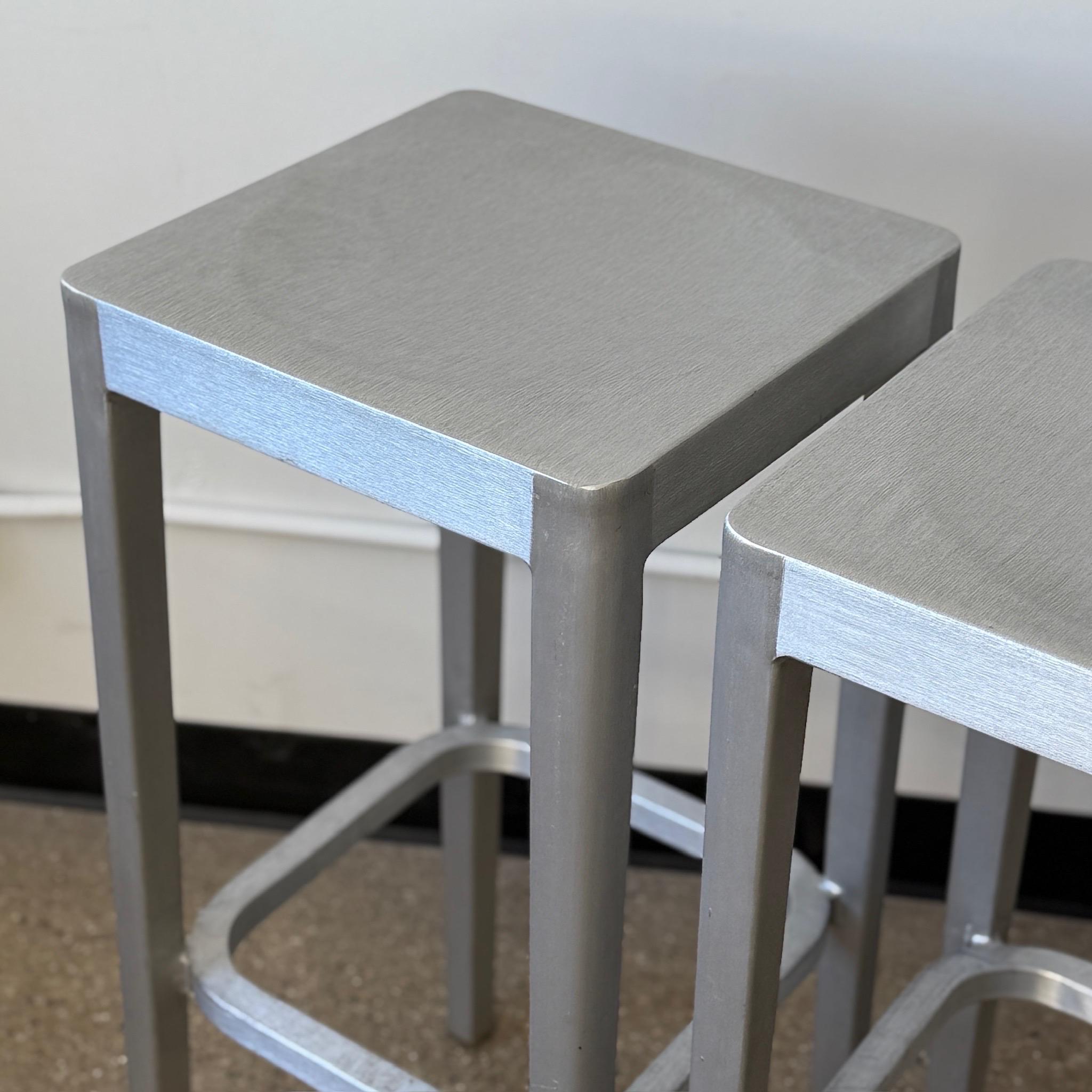 Aluminum Stools by Philippe Starck for Emeco In Good Condition In Chicago, IL