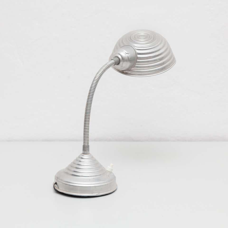 Aluminum Table Lamp, circa 1960 For Sale 1