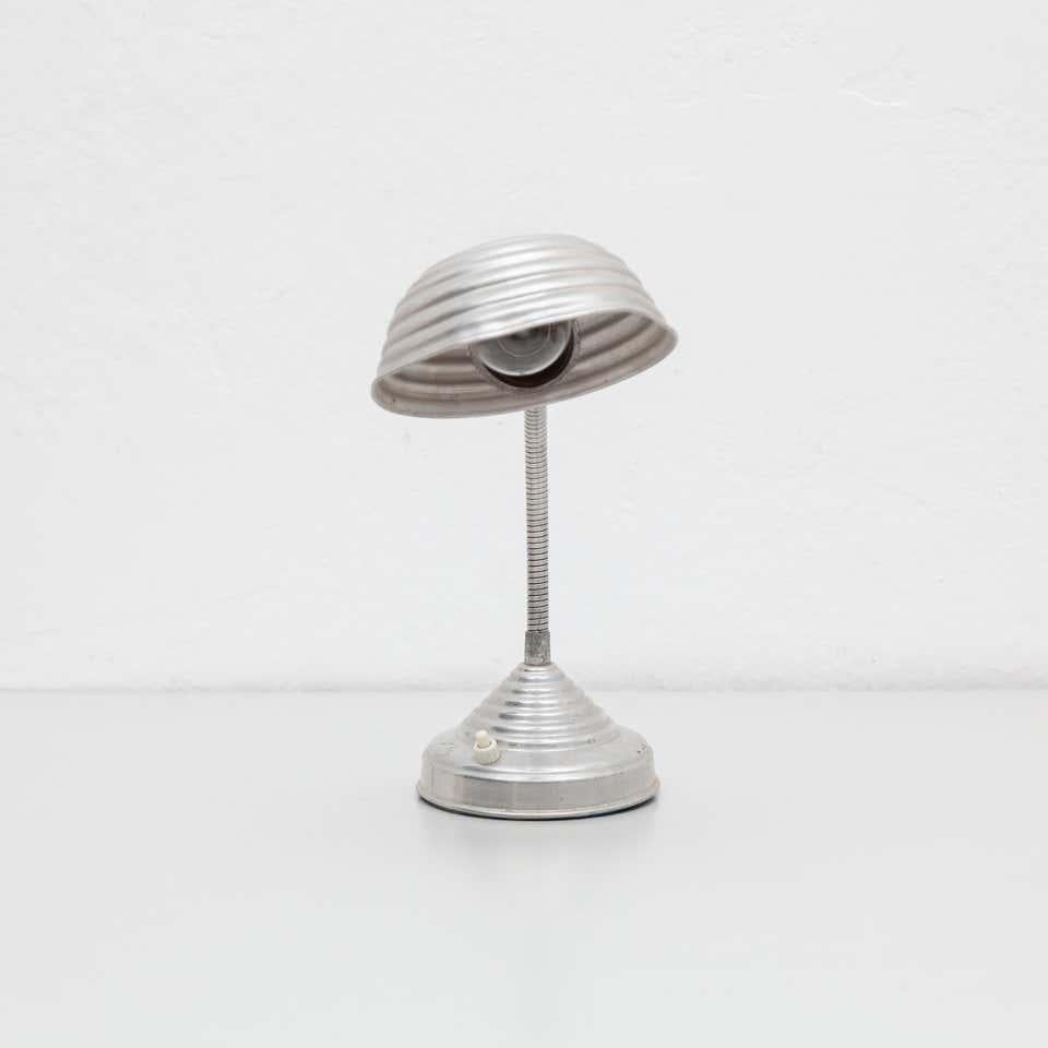 Aluminum Table Lamp, circa 1960 For Sale 2