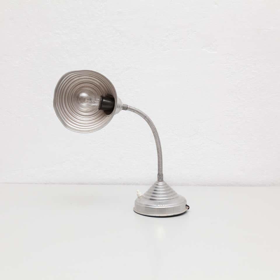 Aluminum Table Lamp, circa 1960 For Sale 3