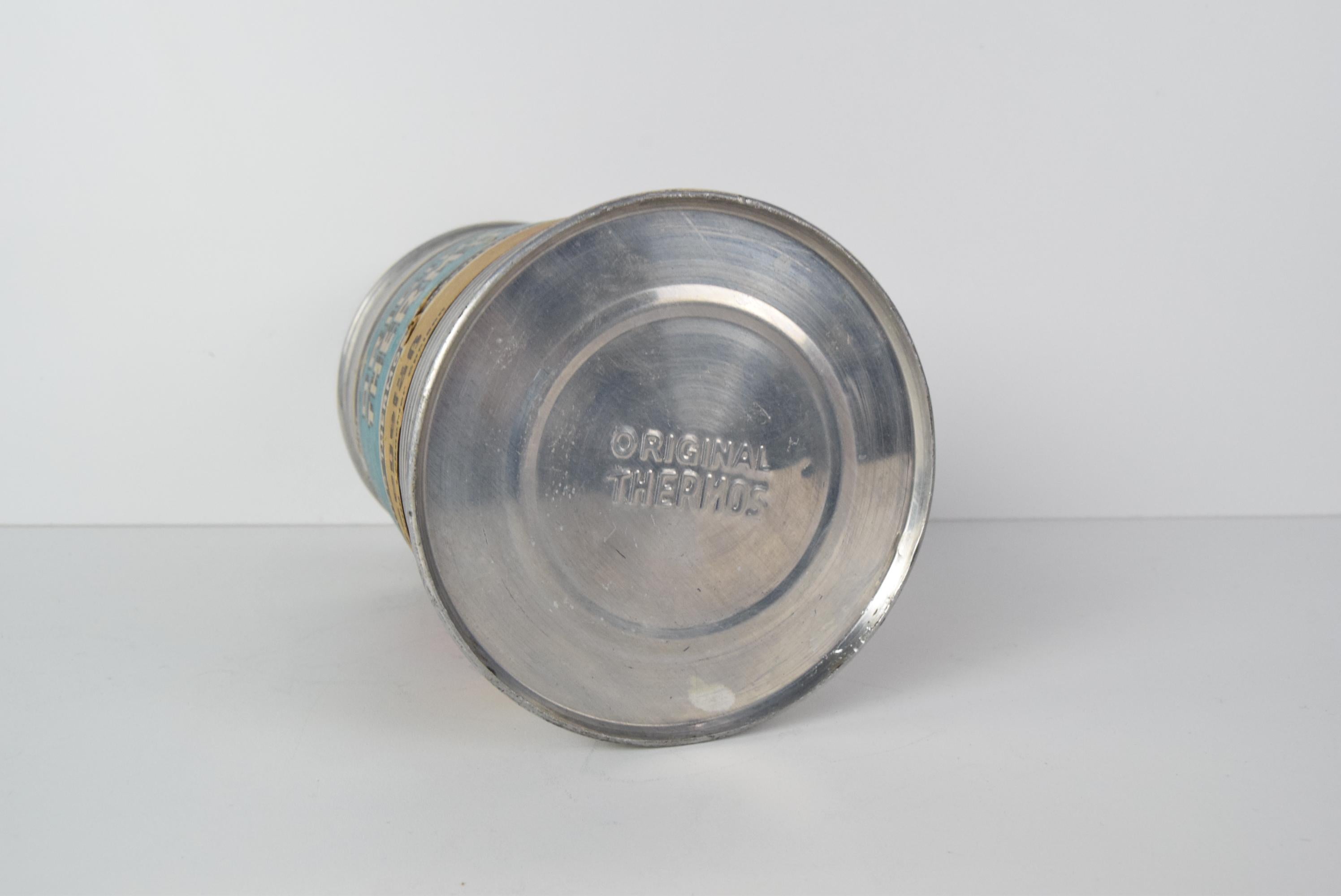 Aluminum Thermos from Veb Thermos Langewiesen, circa 1940's. For Sale 4