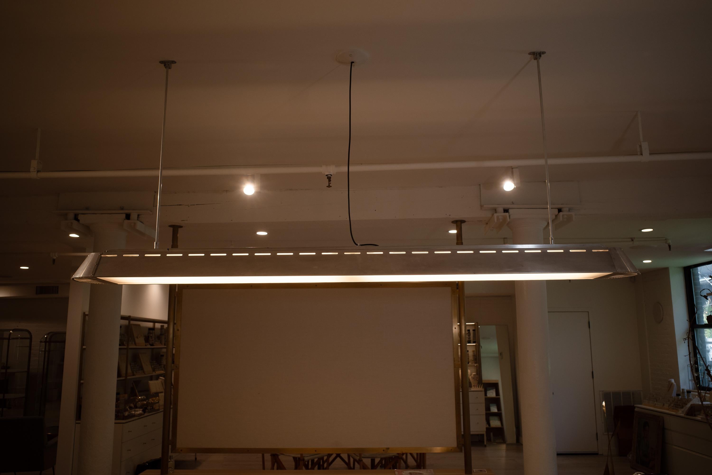 Mid-Century Modern Lampe TL en aluminium de Piet Hein Eek en vente