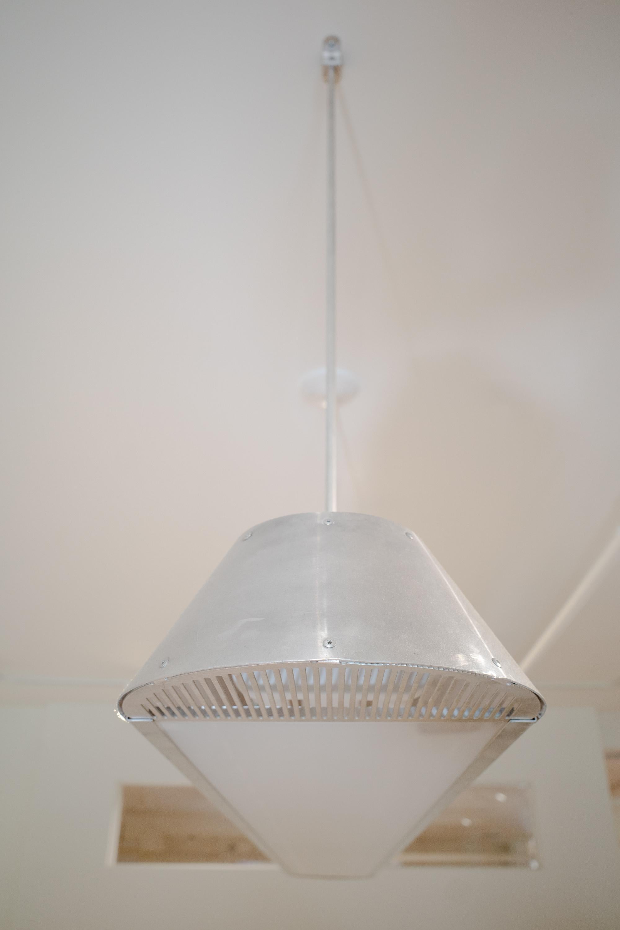Lampe TL en aluminium de Piet Hein Eek en vente 2