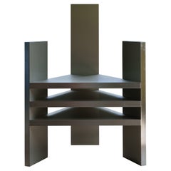 Aluminum Triangle Chair designed by Tadashi Murase Made in Japan