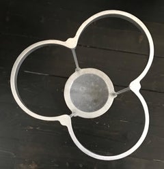 Aluminum Umbrella Stand by Carl & Emanuela Magnusson for EFM Milano, Italy 1990