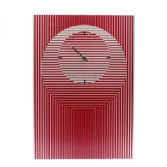 Aluminum Wall Clock from the 1970s