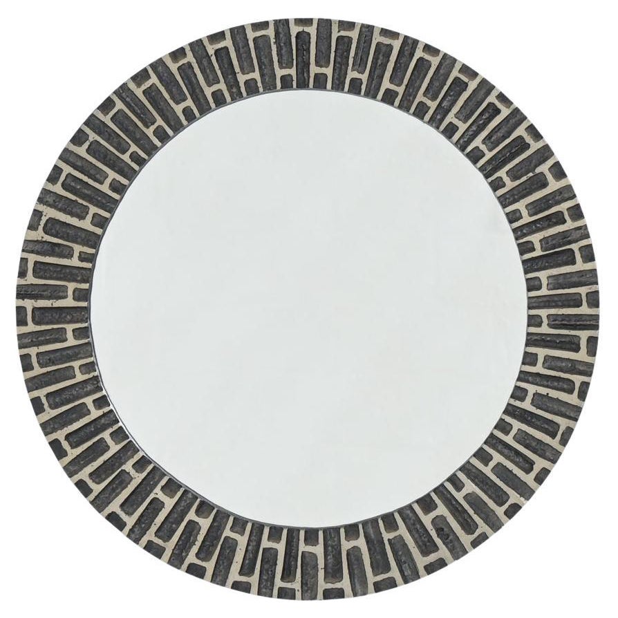 Aluminum Wall Mirror by Willy Ceysens