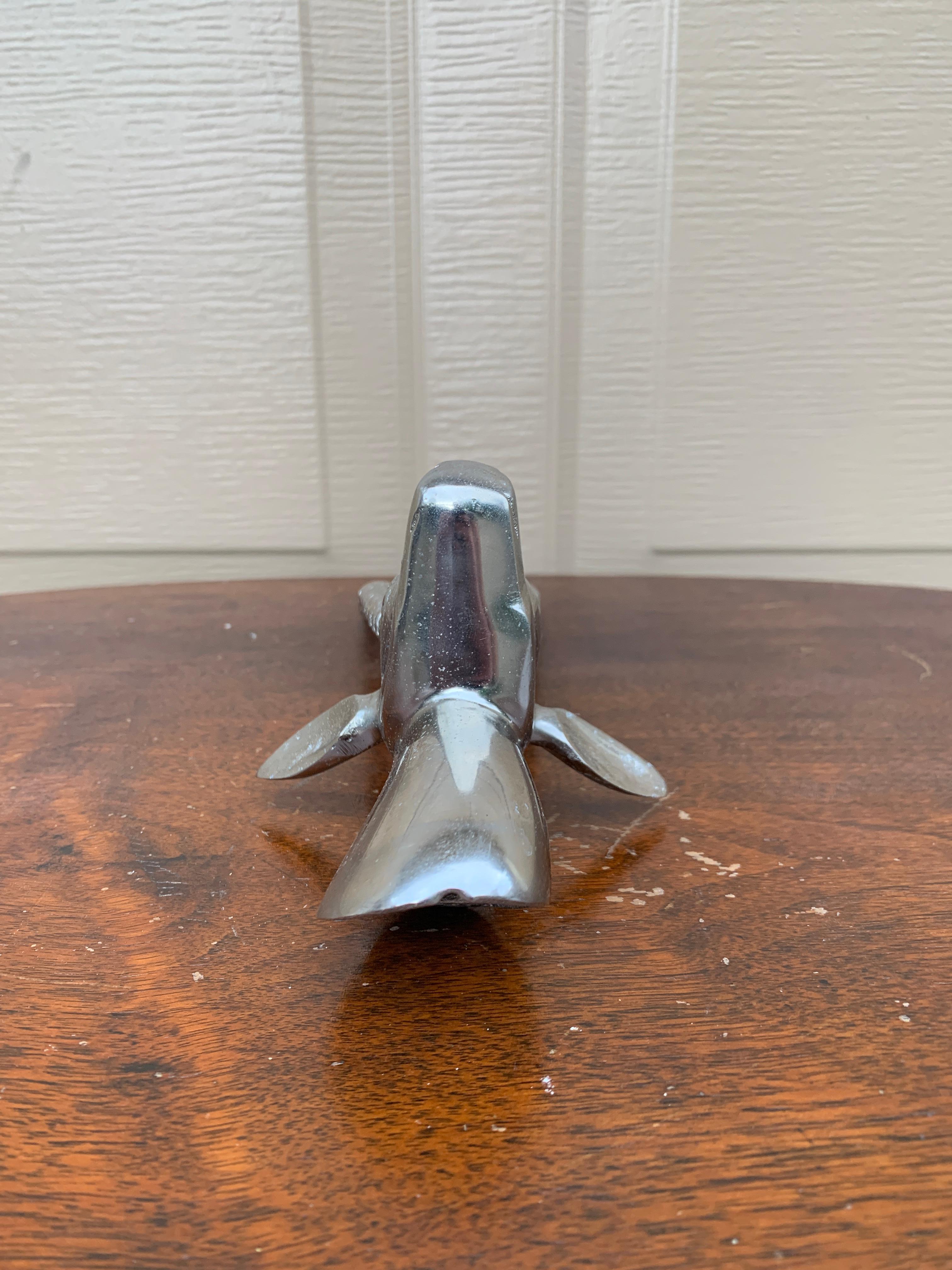 Aluminum Wall Mounted Antelope Head In Good Condition For Sale In Elkhart, IN