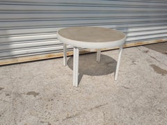 Aluminum with Plexiglass Top Patio Side/Coffee Table