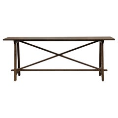Alva Console Table in Rift Sawn Oak, made to order by Petersen Antiques