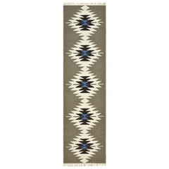 Alva, Contemporary Flatweave Handwoven Area Rug, Taupe