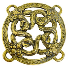 ALVA MUSEUM signed vintage artisan designer brooch