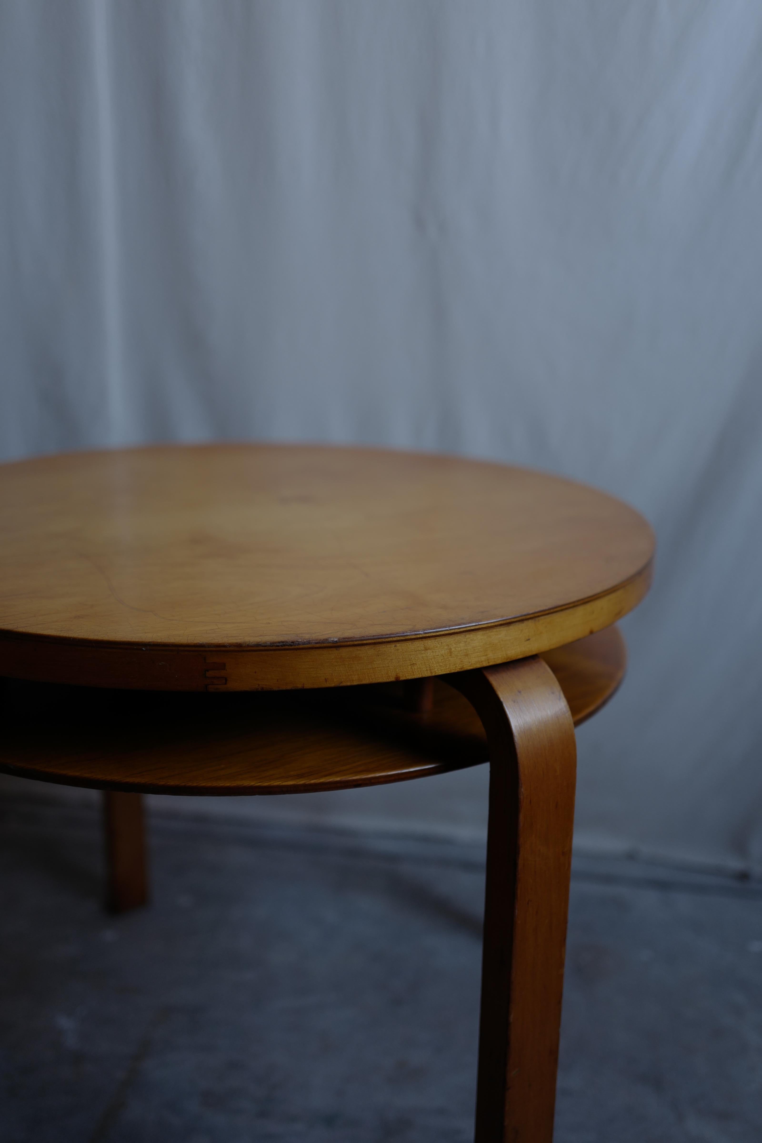 Alvar Aalto+Aalto 1930's 907 table basse finmar tag en vente 1