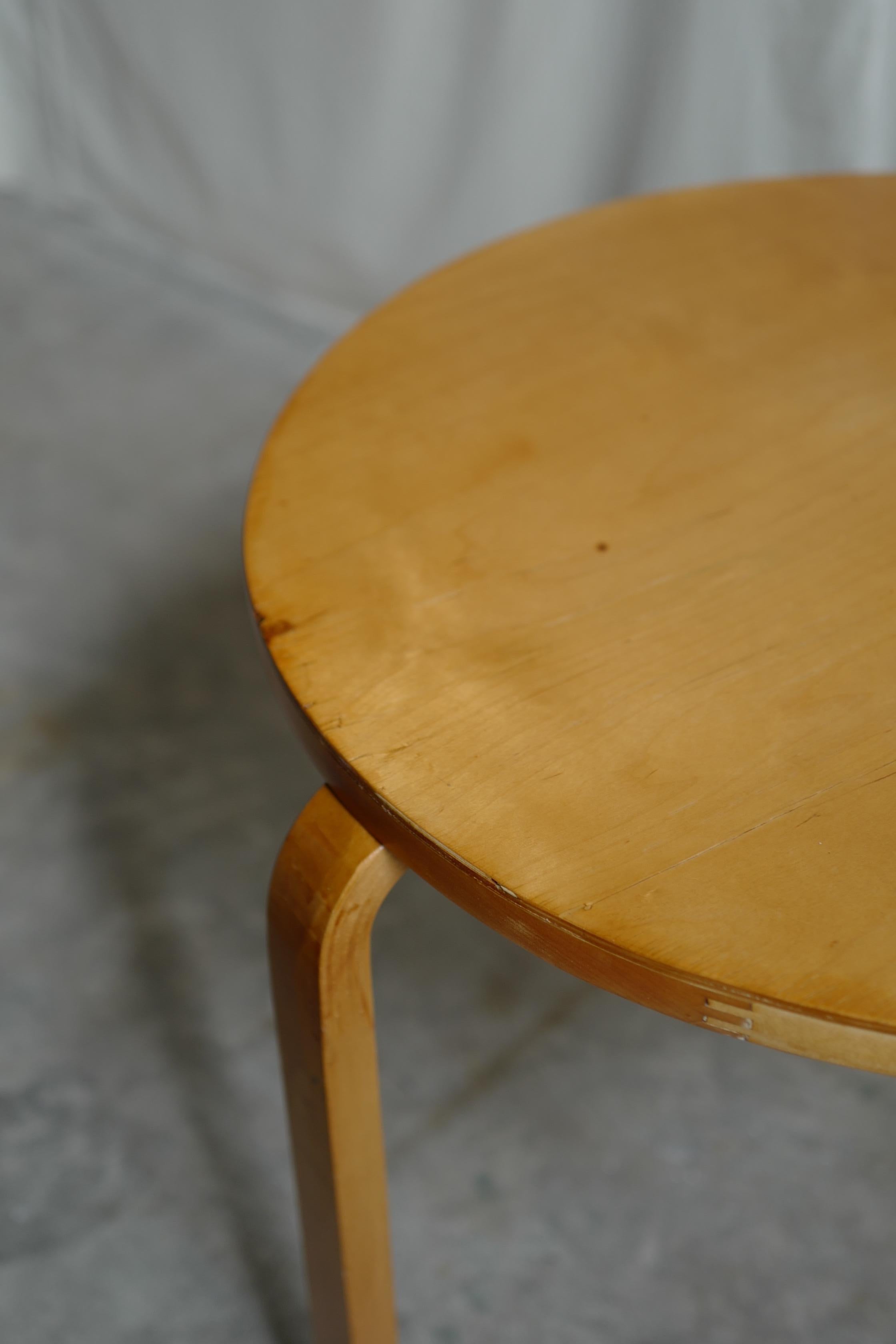 Finlandese tavolino Alvar Aalto 1940+Aalto 71 in vendita