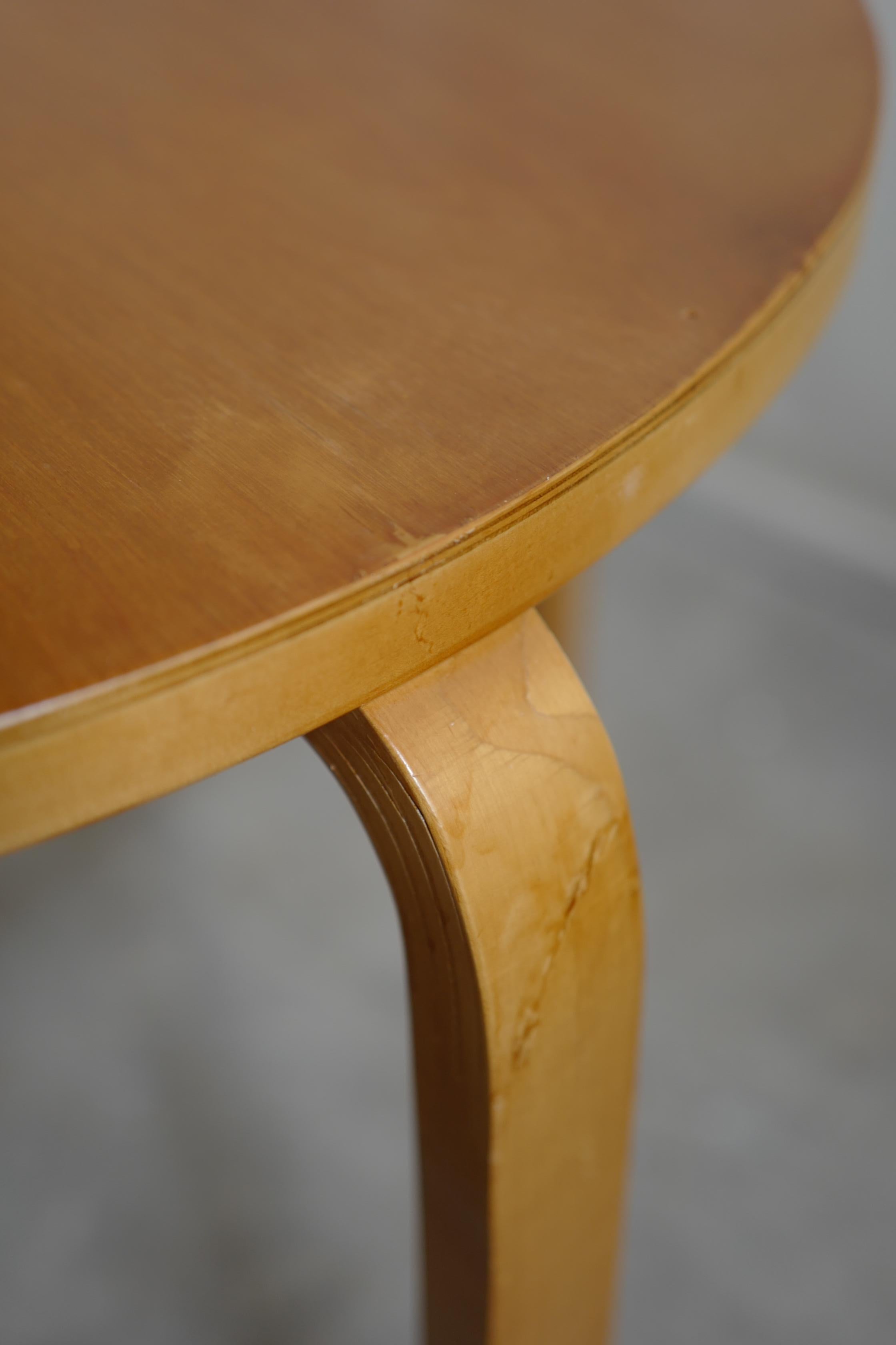 tavolino Alvar Aalto 1940+Aalto 71 in vendita 1