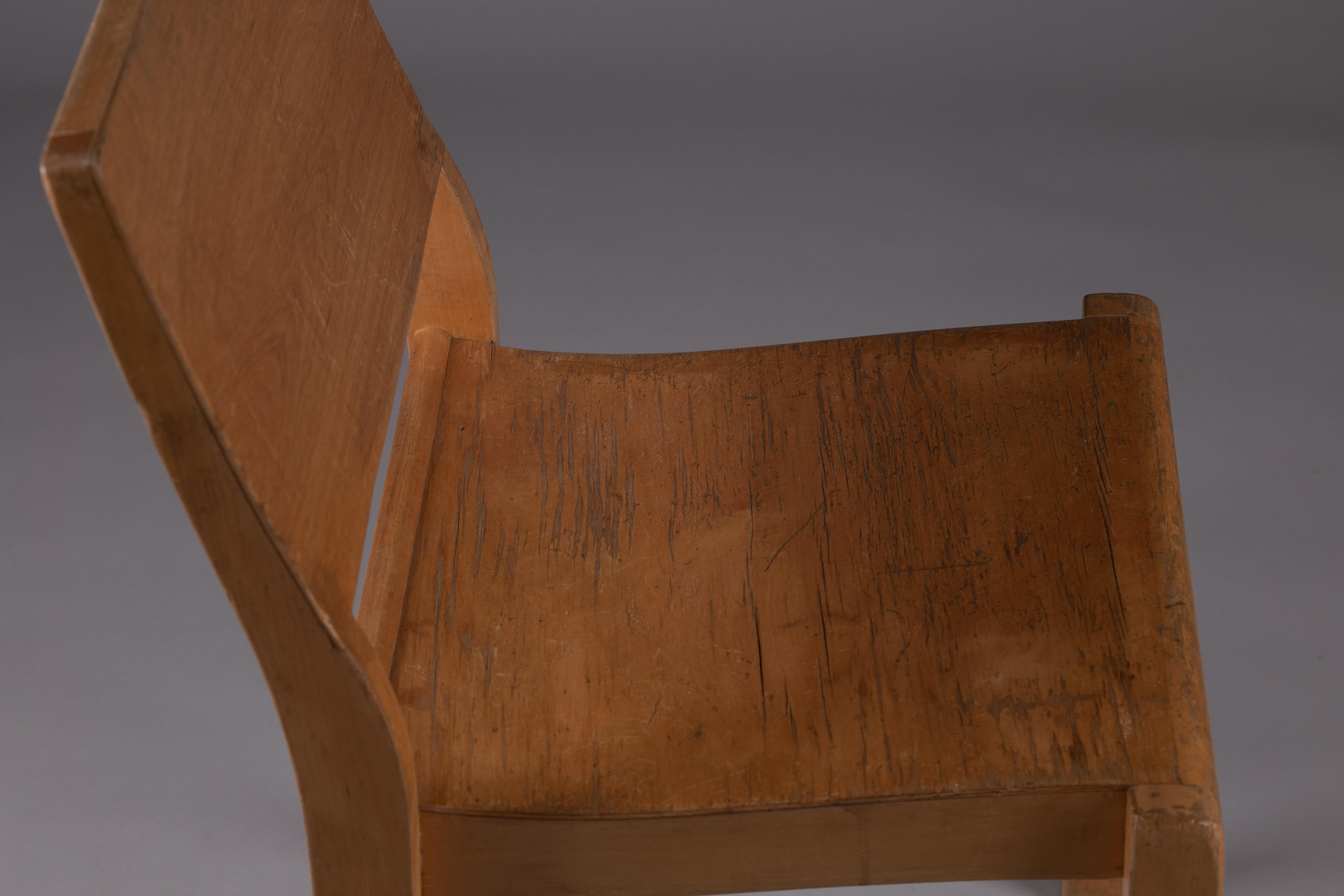 Alvar Aalto, sedia modello 611 del 1940 in vendita 3