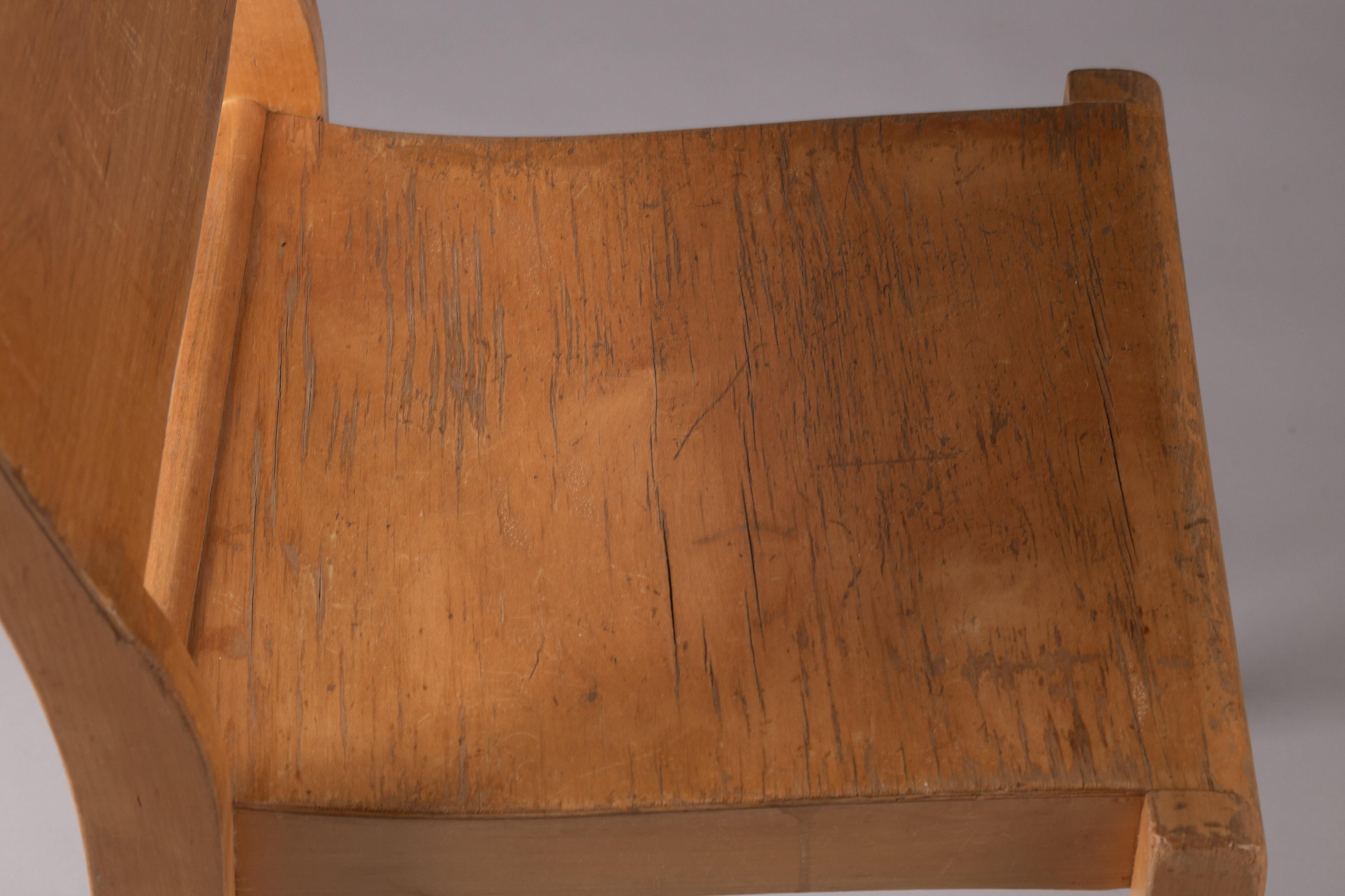Alvar Aalto, sedia modello 611 del 1940 in vendita 4