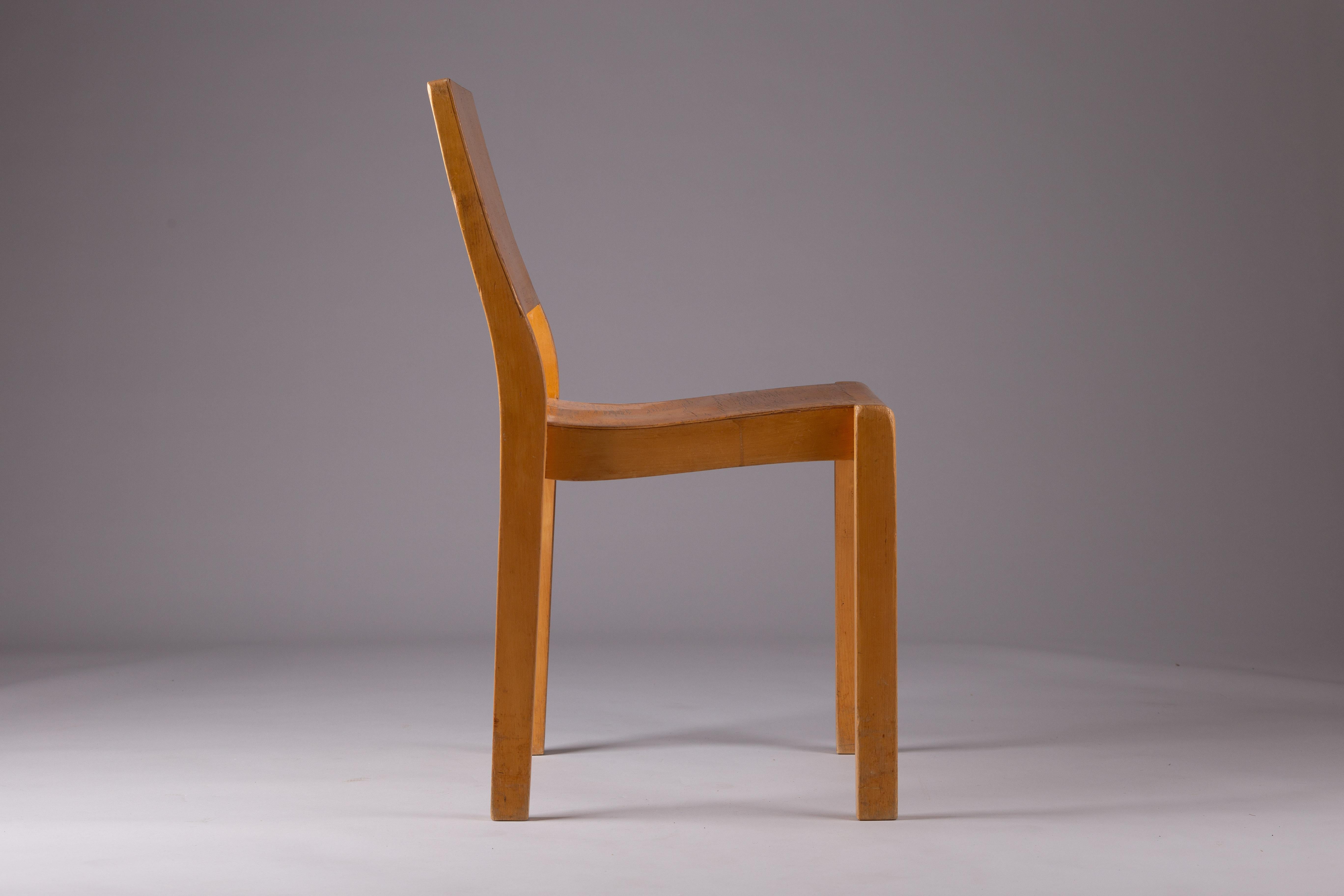 Alvar Aalto, sedia modello 611 del 1940 In condizioni buone in vendita a Turku, Varsinais-Suomi