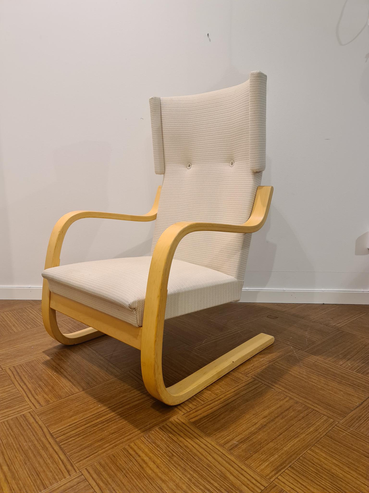 Alvar Aalto 401 Silla con respaldo Artek, Finlandia, 1970 en Bueno Estado en Hillringsberg, SE