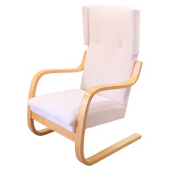 Alvar Aalto 401 Wingback Chair by Artek Finland, 1970s