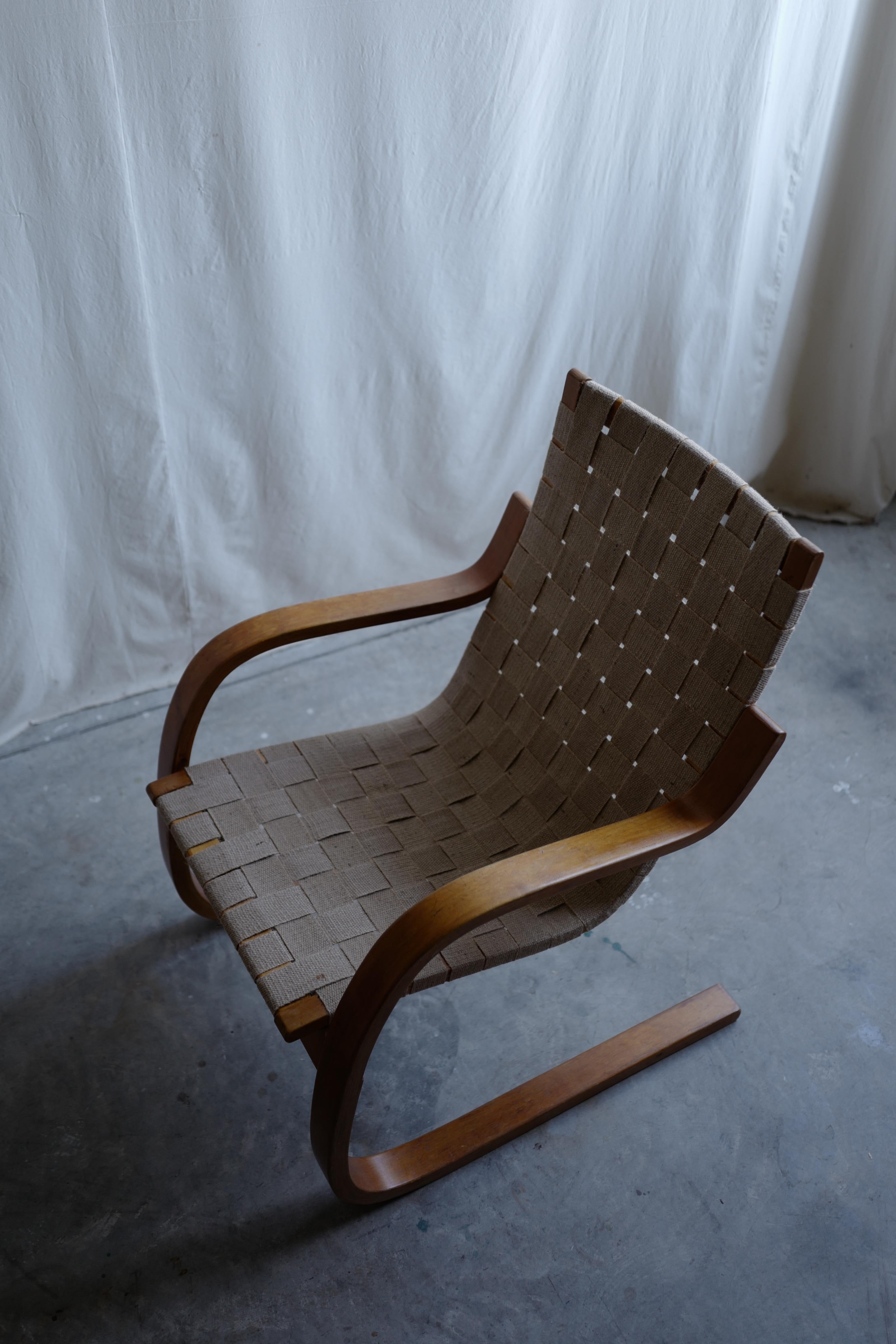 Modern Alvar Aalto 40s 406 Chair  For Sale
