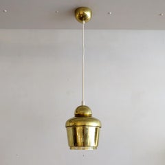 Alvar Aalto A330 Golden Bell, Pendant Light, 1960