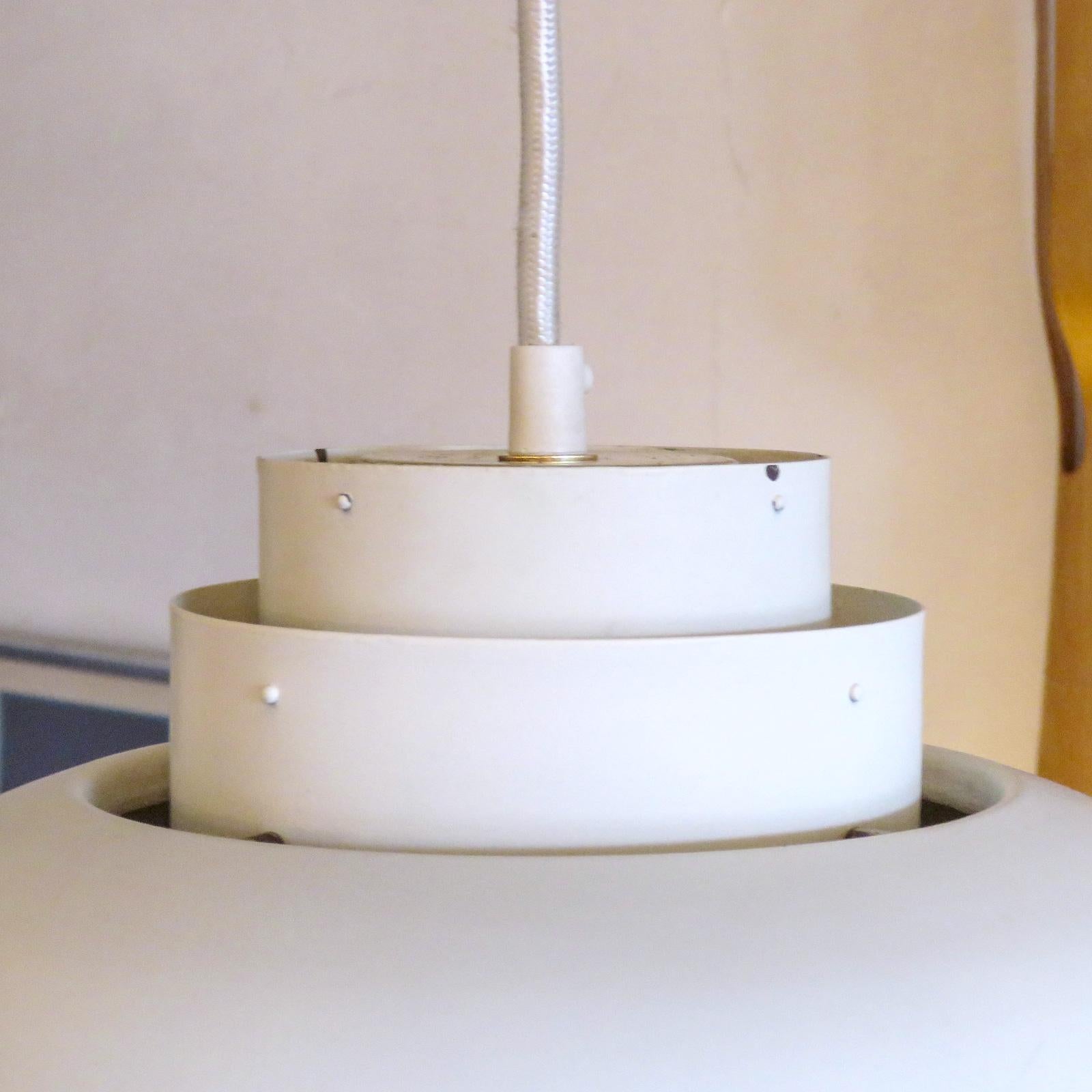 Enameled Alvar Aalto A333 Pendant Light, 1950