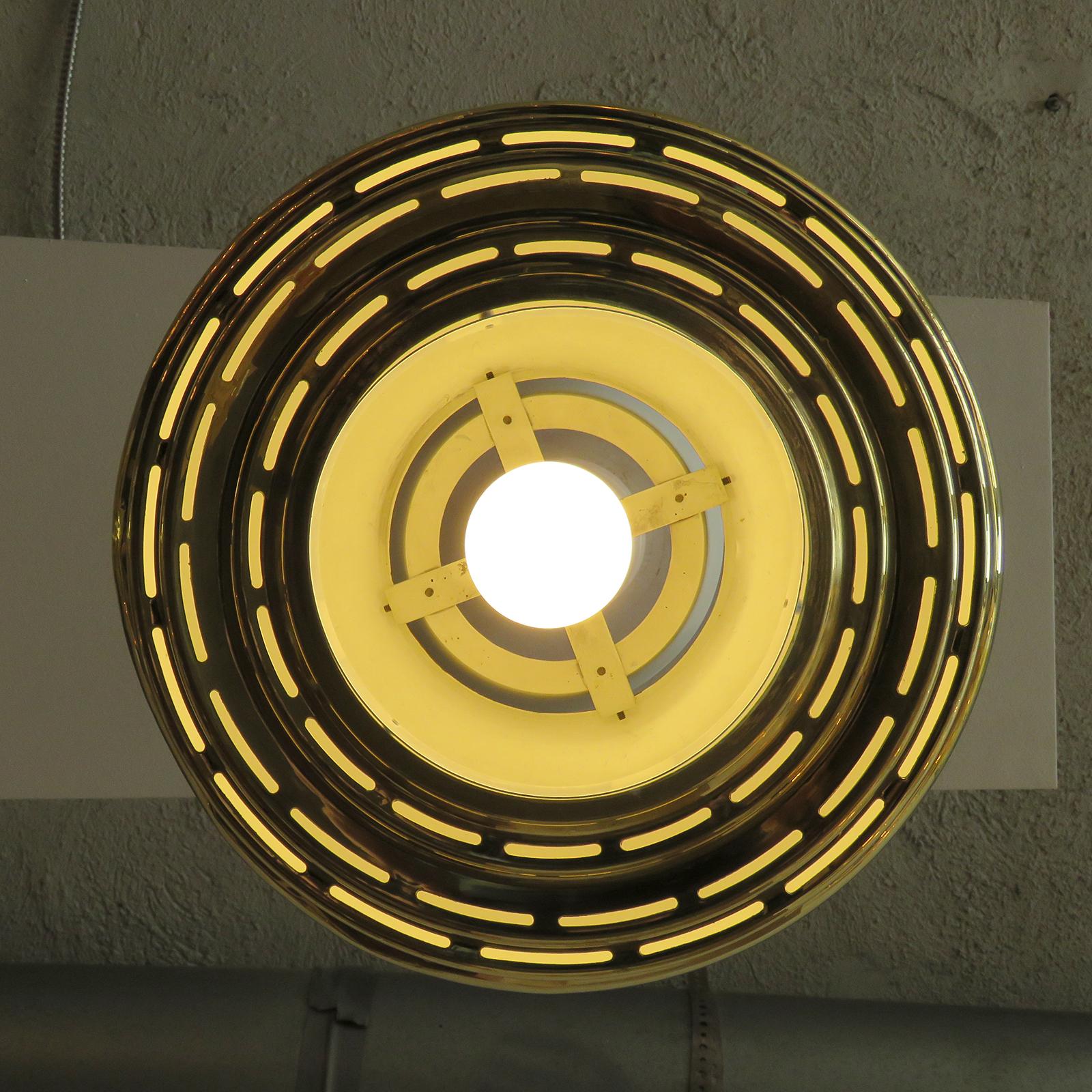Lampe à suspension Alvar Aalto A335B, Valaisinpaja Oy, 1952 en vente 1